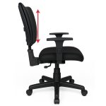 Cadeira B-ONE Back System com Braços Reguláveis – Corino Preta – 31010 RORIZ Móveis para Escritório Executiva 11 Cadeira B-ONE Back System com Braços Reguláveis – Corino Preta – 31010 RORIZ Móveis para Escritório Executiva 11