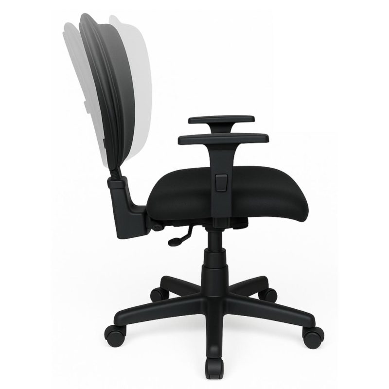 Cadeira B-ONE Back System com Braços Reguláveis – Corino Preta – 31010 RORIZ Móveis para Escritório Executiva 4 Cadeira B-ONE Back System com Braços Reguláveis – Corino Preta – 31010 RORIZ Móveis para Escritório Executiva 4