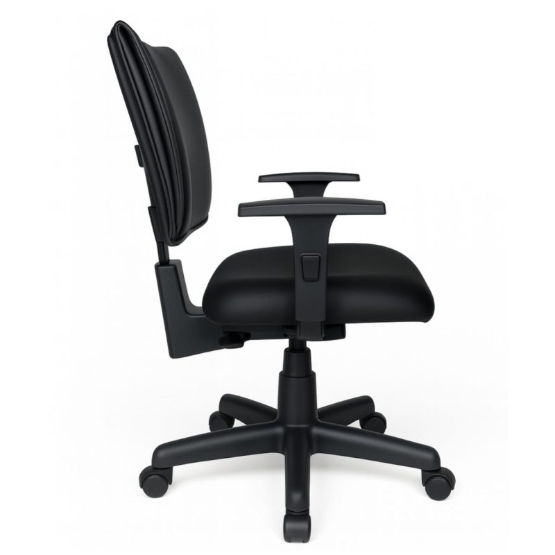 Cadeira B-ONE Back System com Braços Reguláveis – Corino Preta – 31010 RORIZ Móveis para Escritório Executiva 5 Cadeira B-ONE Back System com Braços Reguláveis – Corino Preta – 31010 RORIZ Móveis para Escritório Executiva 5