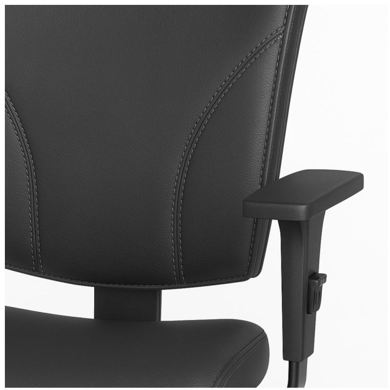 Cadeira B-ONE Giratória com Braços Reguláveis – Corino Preto – 31009 RORIZ Móveis para Escritório Executiva 5