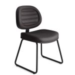 Cadeira Executiva Costurada Base Trapézio – Corino Preto – 31031 RORIZ Móveis para Escritório Cadeiras Fixas 9