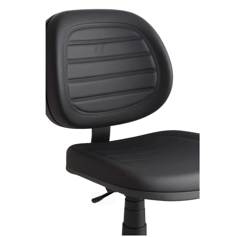 Cadeira Executiva COSTURADA Giratória sem Braços – Cor Preta – 31002 RORIZ Móveis para Escritório Executiva 7