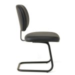 Cadeira Executiva LISA Base em “S” – Corino Preto – 31013 RORIZ Móveis para Escritório Cadeiras Fixas 11