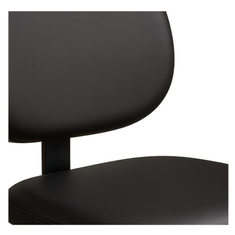 Cadeira Executiva LISA Base em “S” CROMADA – Corino Preto – 31015 RORIZ Móveis para Escritório Cadeiras Fixas 6