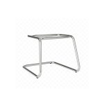Cadeira Executiva LISA Base em “S” CROMADA – Corino Preto – 31015 RORIZ Móveis para Escritório Cadeiras Fixas 14