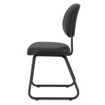Cadeira Executiva LISA Base Trapézio – Corino Preto – 31030 RORIZ Móveis para Escritório Cadeiras Fixas 13