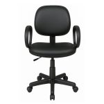 Cadeira Executiva LISA Giratória com Braço Corsa – Corino Preto – 31001 RORIZ Móveis para Escritório Executiva 11