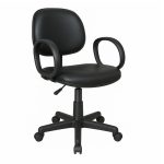 Cadeira Executiva LISA Giratória com Braço Corsa – Corino Preto – 31001 RORIZ Móveis para Escritório Executiva 10