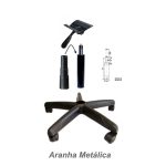 Cadeira Executiva LISA Giratória com Braço Corsa – Corino Preto – 31001 RORIZ Móveis para Escritório Executiva 14
