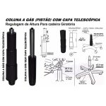 Cadeira Executiva LISA Giratória com Braços Reguláveis – Corino Preto – 31003 RORIZ Móveis para Escritório Executiva 16