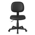 Cadeira Executiva LISA Giratória Sem Braços – Corino Preto – 31000 RORIZ Móveis para Escritório Executiva 12