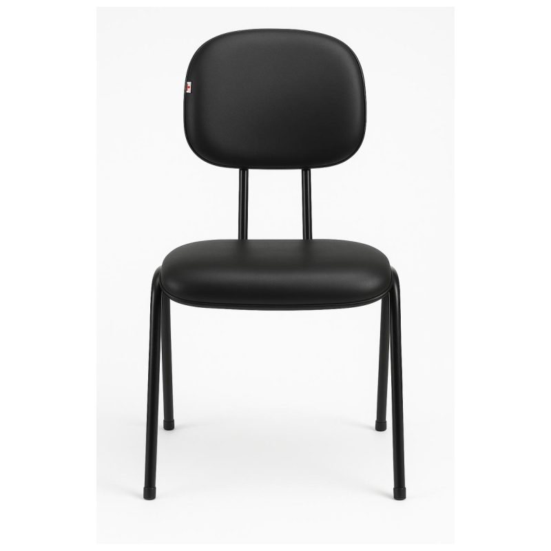 Cadeira Secretária 04 pés – Cor Preto – PMD – 31102 RORIZ Móveis para Escritório Cadeiras Fixas 4