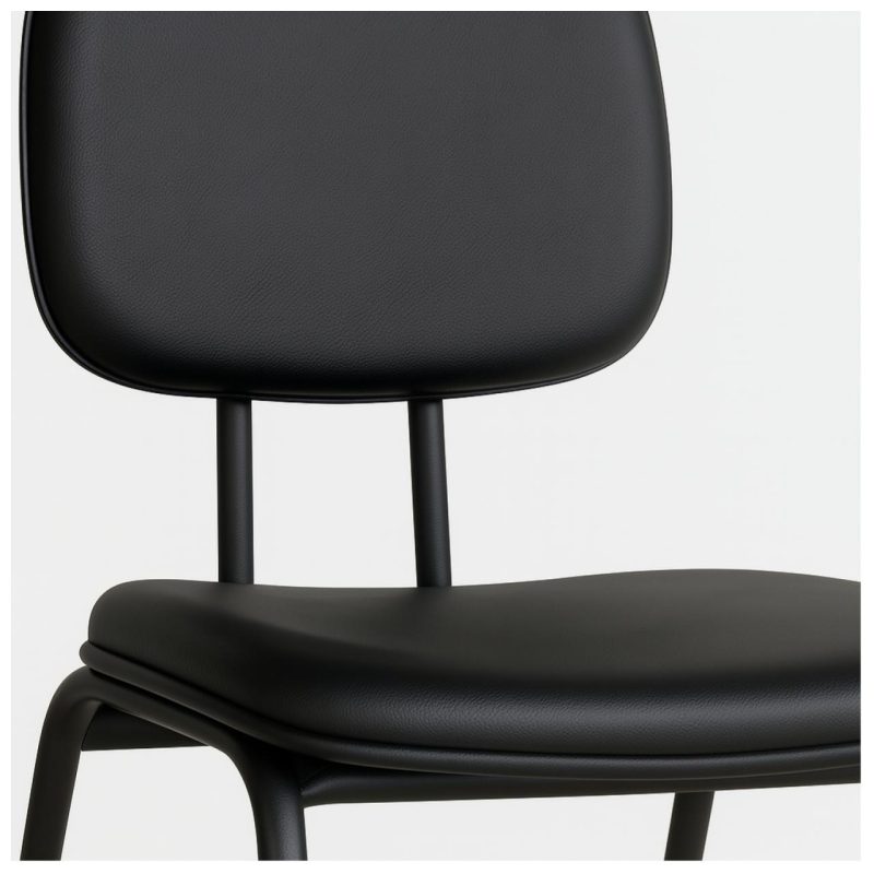 Cadeira Secretária 04 pés – Cor Preto – PMD – 31102 RORIZ Móveis para Escritório Cadeiras Fixas 7