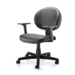 Cadeira de Escritório Executiva PLUS c/ Braços Reguláveis – Corino Cor Preto 32970 RORIZ Móveis para Escritório Executiva 7