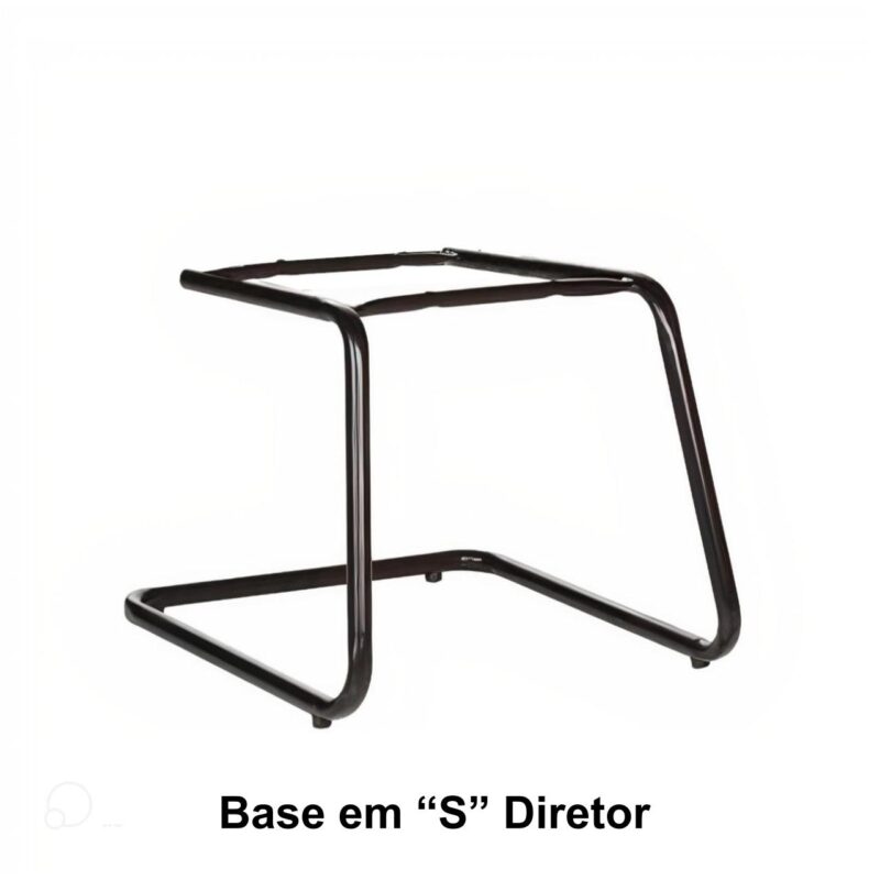 Base em “S” DIRETOR Preta – PMD – 42210 RORIZ Móveis para Escritório Bases Fixas 2