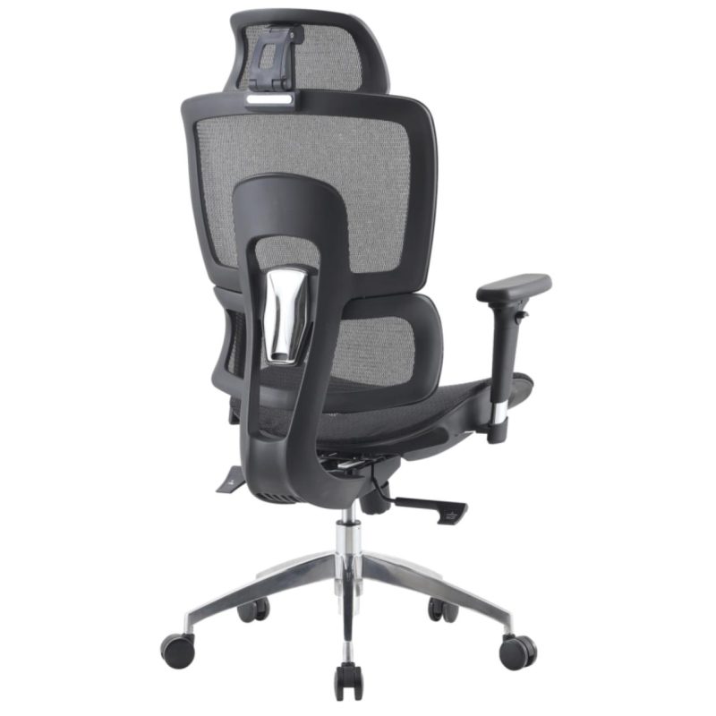 Cadeira de Escritório Presidente Tela ÉVORA – Cor Preto – 30065 RORIZ Móveis para Escritório Cadeira de Tela 6