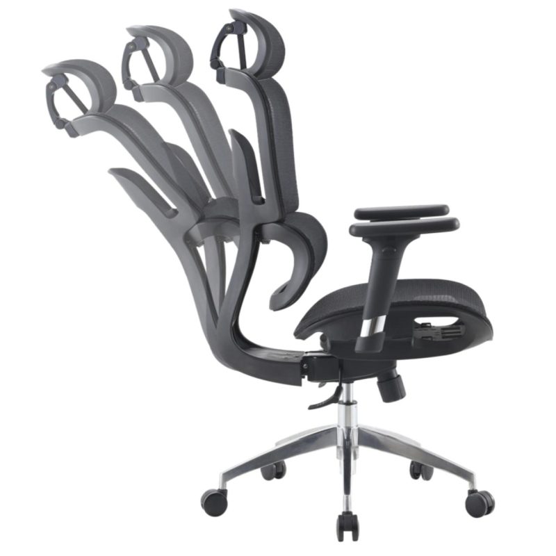 Cadeira de Escritório Presidente Tela ÉVORA – Cor Preto – 30065 RORIZ Móveis para Escritório Cadeira de Tela 8