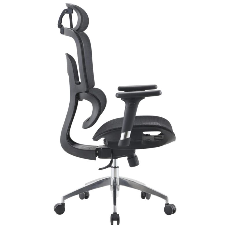 Cadeira de Escritório Presidente Tela ÉVORA – Cor Preto – 30065 RORIZ Móveis para Escritório Cadeira de Tela 3
