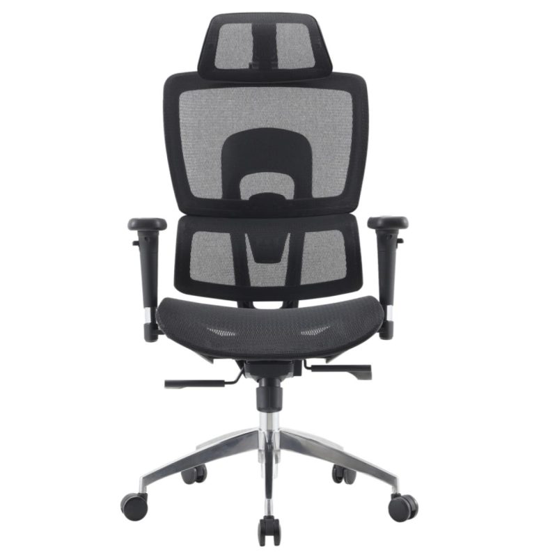 Cadeira de Escritório Presidente Tela ÉVORA – Cor Preto – 30065 RORIZ Móveis para Escritório Cadeira de Tela 4