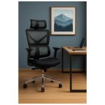 Cadeira de Escritório Presidente Tela TITAN – Cor Preto – 30067 RORIZ Móveis para Escritório Cadeira de Tela 17