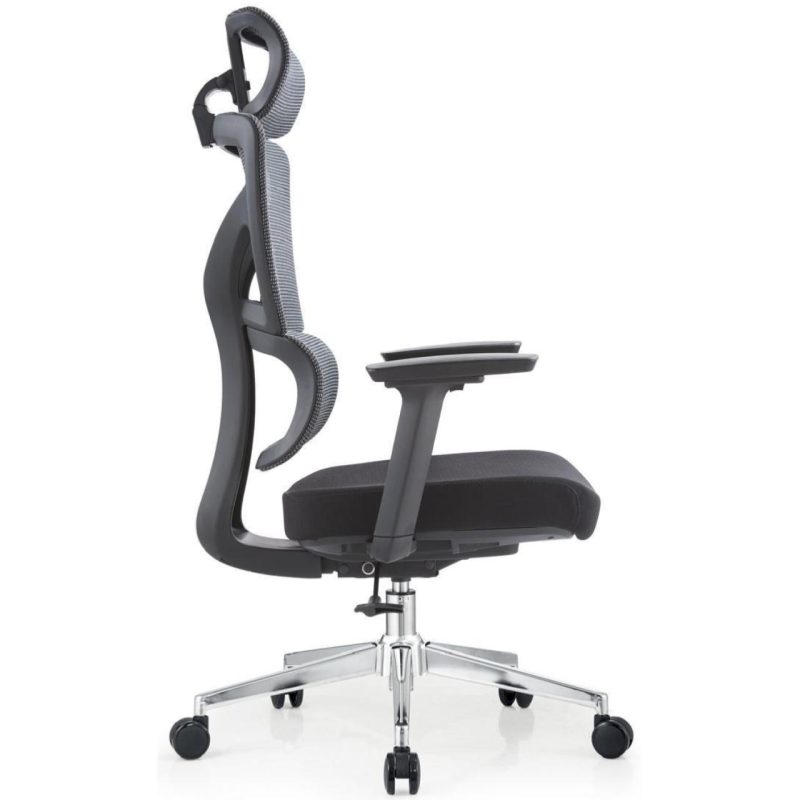Cadeira de Escritório Presidente Tela TITAN – Cor Preto – 30067 RORIZ Móveis para Escritório Cadeira de Tela 3