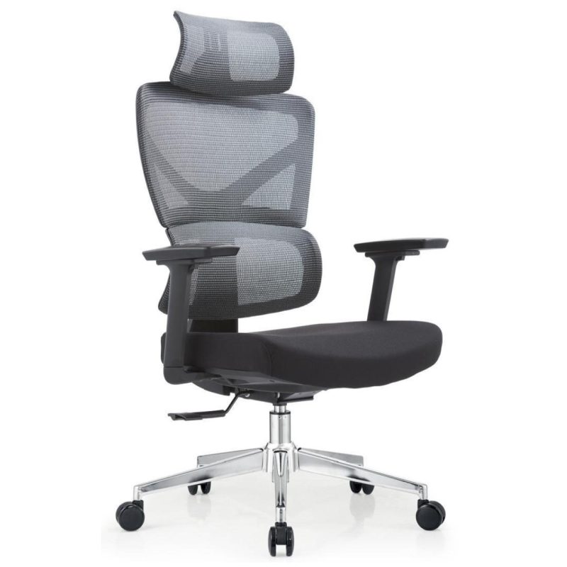 Cadeira de Escritório Presidente Tela TITAN – Cor Preto – 30067 RORIZ Móveis para Escritório Cadeira de Tela 2