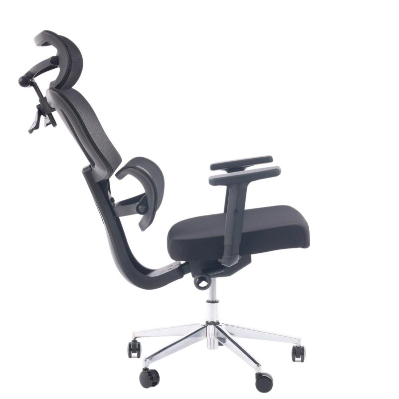 Cadeira de Escritório Presidente Tela ÉDON – Cor Preto – 30066 RORIZ Móveis para Escritório Cadeira de Tela 3