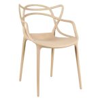 Cadeira Interlocutor ALLEGRA para Escritório ou Jantar – Polipropileno – Cor AREIA – 48009 RORIZ Móveis para Escritório Cadeira Fixa Plástica 10
