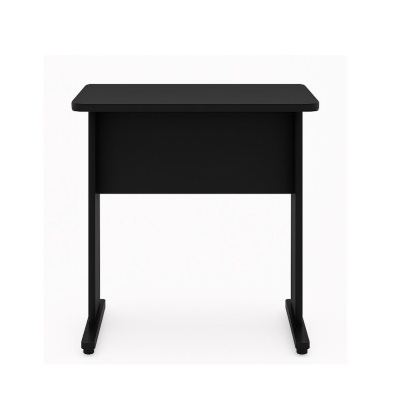 Mesa Escritório 0,80×0,60m – JOB – PRETO/PRETO – 43088 RORIZ Móveis para Escritório JOB Preto 15 mm 3