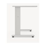 Mesa Escritório 0,80×0,60m – JOB – CINZA/CINZA – 43087 RORIZ Móveis para Escritório JOB Cinza 15 mm 9