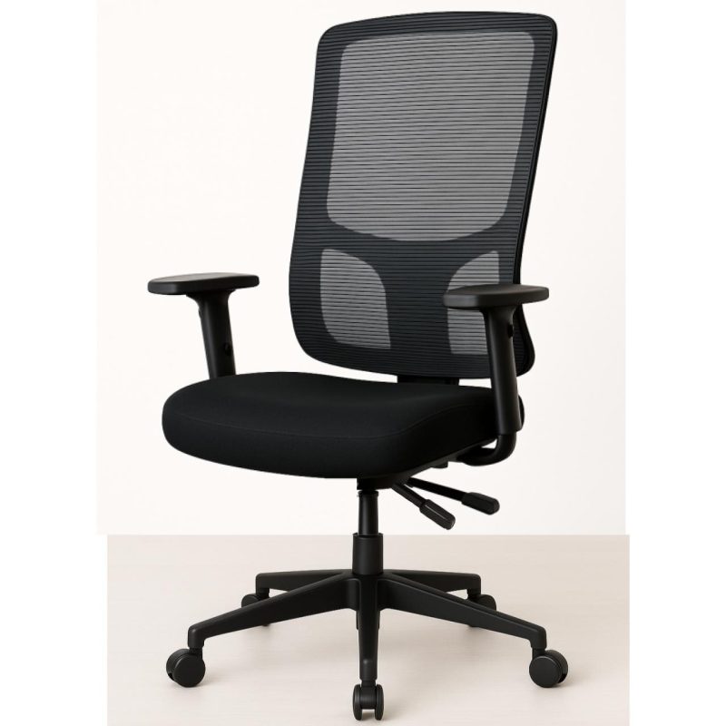 Cadeira de Escritório Tela PRYUS Back System – Cor Preto – 20099 RORIZ Móveis para Escritório Cadeira de Tela 4