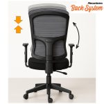 Cadeira de Escritório Tela PRYUS Back System – Cor Preto – 20099 RORIZ Móveis para Escritório Cadeira de Tela 13
