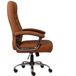 Poltrona Presidente LUXO c/ mola Ensacada – COR CARAMELO – 30059 RORIZ Móveis para Escritório Presidente 11