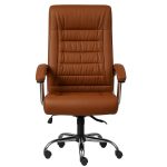 Poltrona Presidente LUXO c/ mola Ensacada – COR CARAMELO – 30059 RORIZ Móveis para Escritório Presidente 12