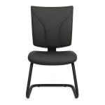Cadeira de Escritório B-ONE Base em “S” Preta – Corino Preto – 31032 RORIZ Móveis para Escritório Cadeira Fixa Estofada 11