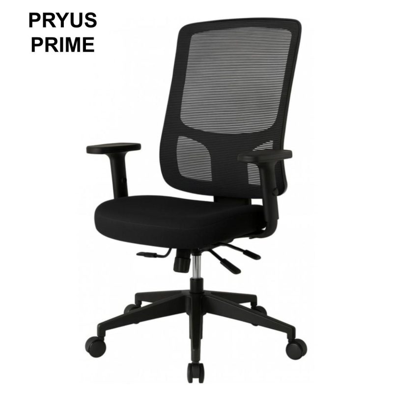 Cadeira de Escritório Tela Pryus PRIME com Regulagem Assento – Cor Preto – 20092 RORIZ Móveis para Escritório Cadeira de Tela 2