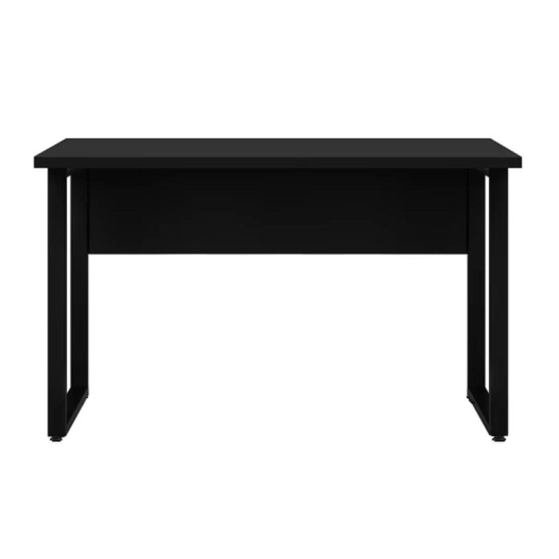 Mesa Escritório PÉ QUADRO – 1,20×0,60m – S/ Gavetas – PRETO / PRETO – 26001 RORIZ Móveis para Escritório Linha 40mm Preto / Preto 3