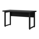 Mesa Escritório PÉ QUADRO – 1,20×0,60m – S/ Gavetas – PRETO / PRETO – 26001 RORIZ Móveis para Escritório Linha 40mm Preto / Preto 12