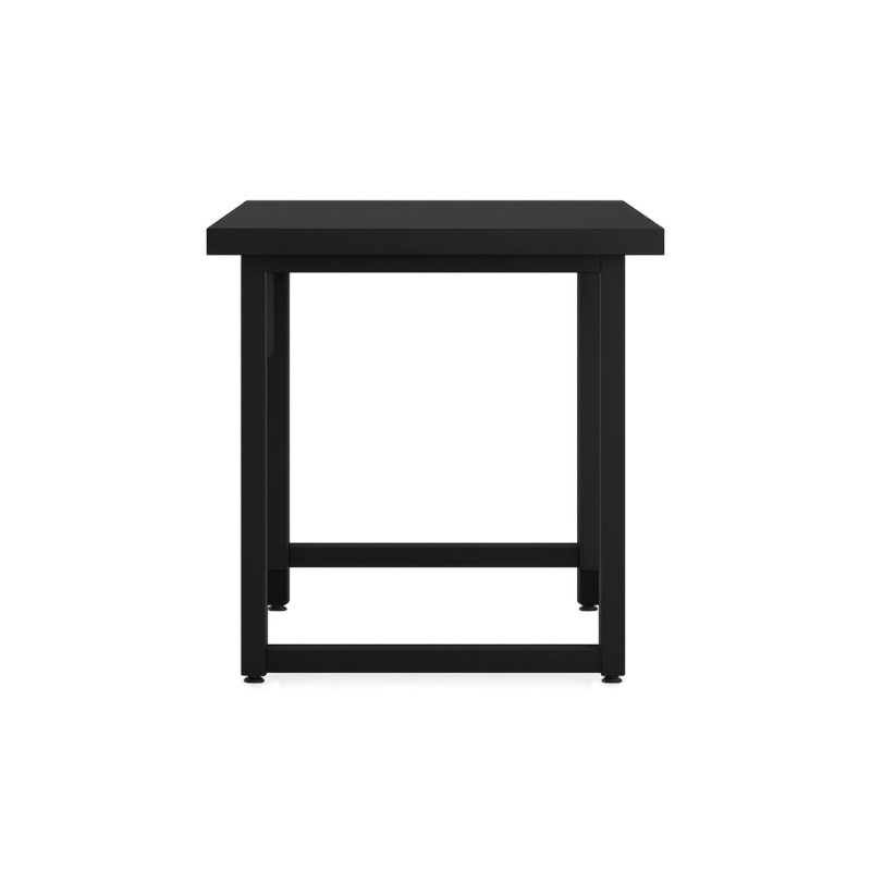 Mesa Escritório PÉ QUADRO – 1,20×0,60m – S/ Gavetas – PRETO / PRETO – 26001 RORIZ Móveis para Escritório Linha 40mm Preto / Preto 6