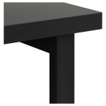 Mesa Escritório PÉ QUADRO – 1,20×0,60m – S/ Gavetas – PRETO / PRETO – 26001 RORIZ Móveis para Escritório Linha 40mm Preto / Preto 15