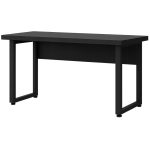 Mesa Escritório PÉ QUADRO – 1,70×0,70m – S/ Gavetas – PRETO / PRETO – 26003 RORIZ Móveis para Escritório Linha 40mm Preto / Preto 11