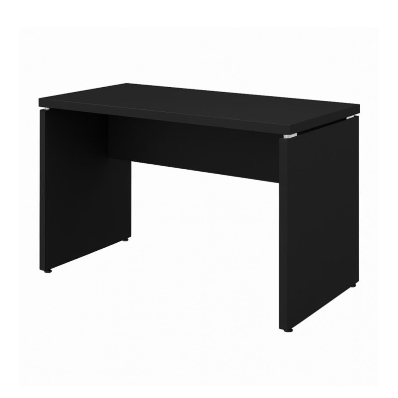 Mesa Escritório 1,20×0,60m – S/ Gavetas – PRETO/PRETO – 26005 RORIZ Móveis para Escritório Linha 40mm Preto / Preto 6