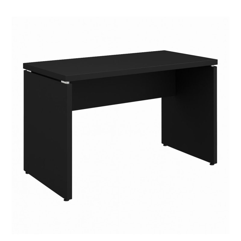 Mesa Escritório 1,20×0,60m – S/ Gavetas – PRETO/PRETO – 26005 RORIZ Móveis para Escritório Linha 40mm Preto / Preto 2