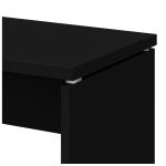 Mesa Escritório 1,70×0,70m – S/ Gavetas – PRETO/PRETO – 26007 RORIZ Móveis para Escritório Linha 40mm Preto / Preto 14