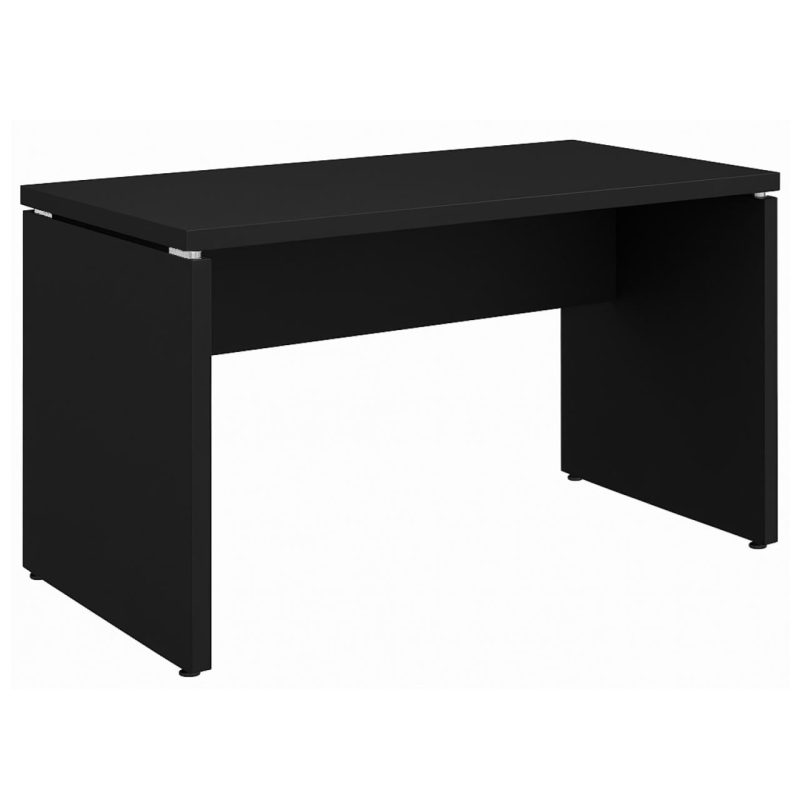 Mesa Escritório 1,70×0,70m – S/ Gavetas – PRETO/PRETO – 26007 RORIZ Móveis para Escritório Linha 40mm Preto / Preto 2