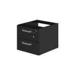 Gaveteiro suspenso – PRETO/PRETO – 26008 RORIZ Móveis para Escritório Linha 40mm Preto / Preto 7