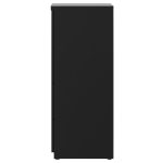 Arquivo de Madeira para Pasta Suspensa com 4 Gavetas – MDP PRETO – 26035 RORIZ Móveis para Escritório Linha 40mm Preto / Preto 16
