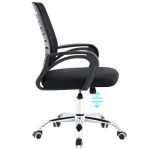 Cadeira para Escritório Tela OZY com Braço – Cor Preta – 30055 RORIZ Móveis para Escritório Cadeira de Tela 10