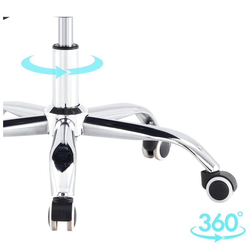 Cadeira para Escritório Tela OZY com Braço – Cor Preta – 30055 RORIZ Móveis para Escritório Cadeira de Tela 7