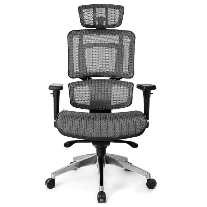 Cadeira de Escritório Presidente TELA DOM – Cor Preta – 32869 RORIZ Móveis para Escritório Cadeira de Tela 5